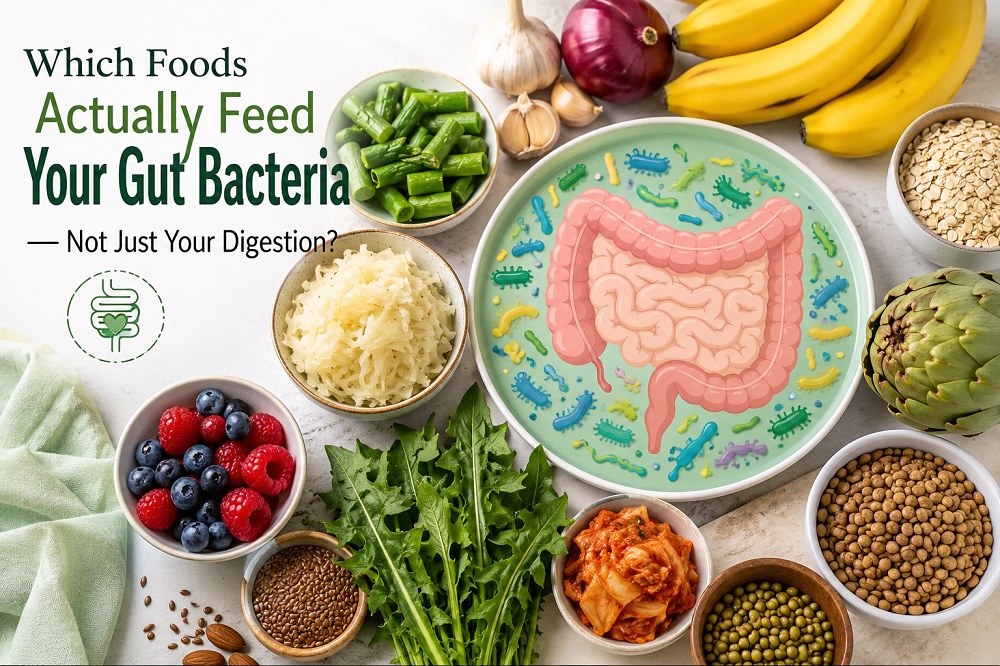 Which Foods Actually Feed Your Gut Bacteria — Not Just Your Digestion?
