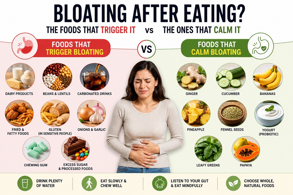 Bloating After Eating? The Foods That Trigger It vs the Ones That Calm It